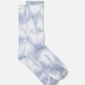 Single Pack Active Socks TIE DYE Blue